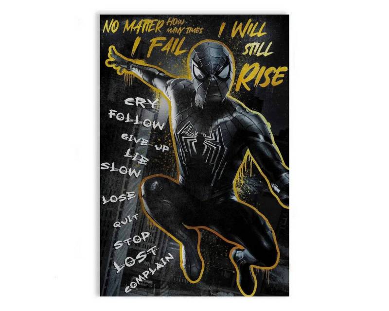 SimpleCanvas Wanddekoobjekt I will still rise - Leinwandbild Motivation von SimpleCanvas
