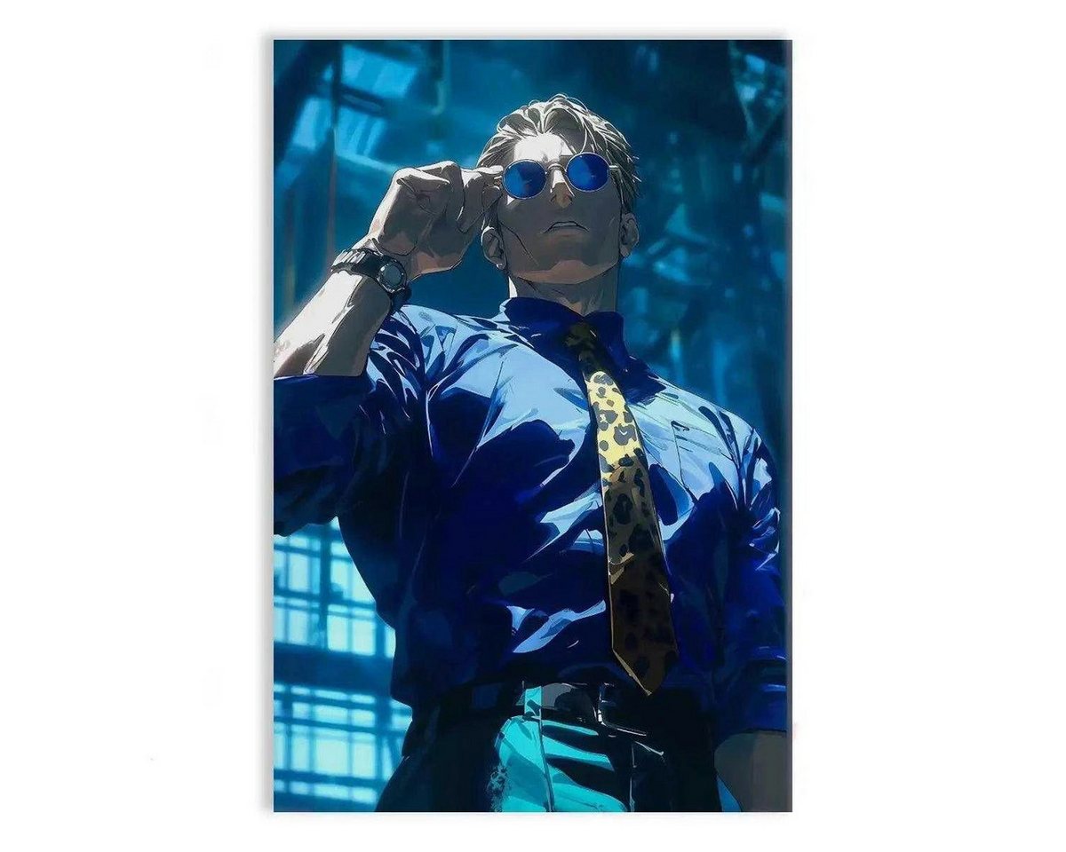 SimpleCanvas Wandbild Kento - Jujutsu Kaisen - Anime Leinwandbild, Wandbild Jujutsu Kaisen, Kento Modern von SimpleCanvas