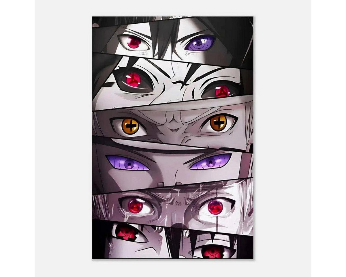 SimpleCanvas Wanddekoobjekt Look in my eyes - Anime Leinwandbild von SimpleCanvas