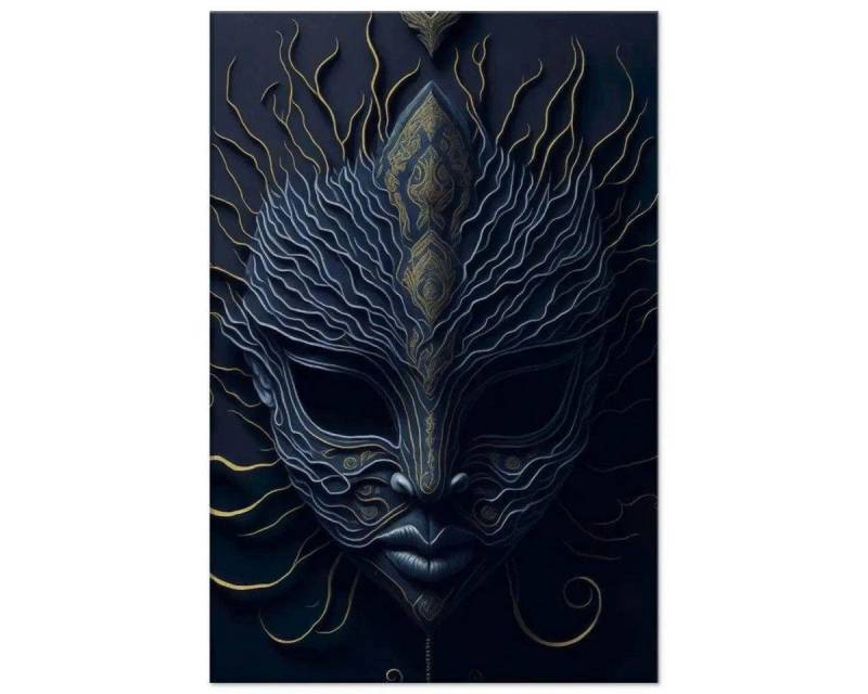 SimpleCanvas Wandbild Mask of Vengeance - Leinwandbild Japanisch SimpleCanvas Wandbild Mask of Vengeance - Leinwandbild Japanisch von SimpleCanvas