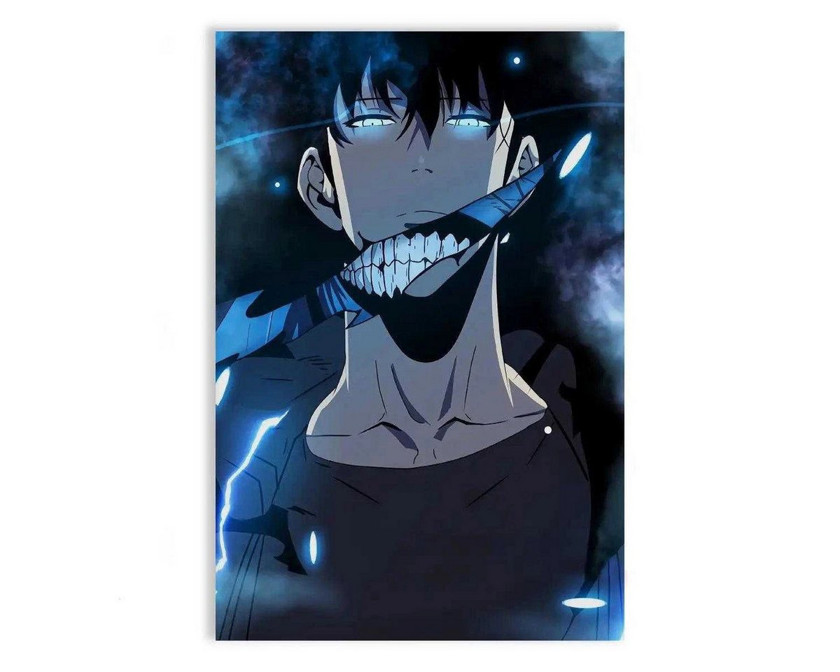SimpleCanvas Wanddekoobjekt Sung Jinwoo Smile - Solo Leveling - Anime Leinwandbild, Wandbild Solo Leveling, Sung Jinwoo, Kampf SimpleCanvas Wanddekoobjekt Sung Jinwoo Smile - Solo Leveling - Anime Leinwandbild, Wandbild Solo Leveling, Sung Jinwoo, Kampf von SimpleCanvas