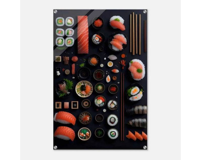 SimpleCanvas Wanddekoobjekt Sushi Variation von SimpleCanvas