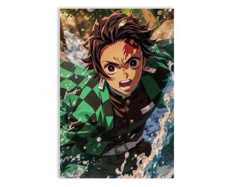 SimpleCanvas Wandbild Tanjiro Water Breathing - Demon Slayer - Anime Leinwandbild, Wandbild Demon Slayer, Tanjiro Kamado SimpleCanvas Wandbild Tanjiro Water Breathing - Demon Slayer - Anime Leinwandbild, Wandbild Demon Slayer, Tanjiro Kamado von SimpleCanvas