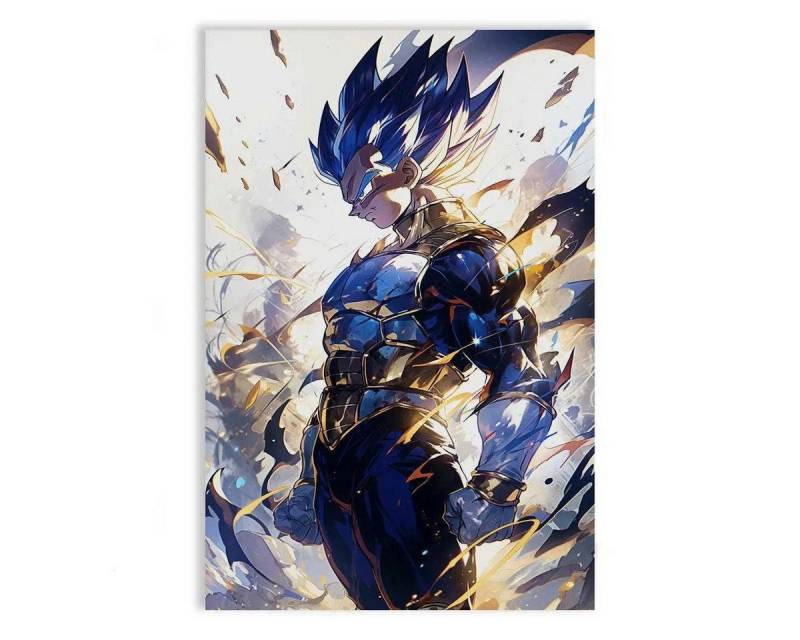 SimpleCanvas Wandbild Vegeta Rage - Dragon Ball - Anime Leinwandbild, Wandbild Vegeta Blau/Gold - Dragonball SimpleCanvas Wandbild Vegeta Rage - Dragon Ball - Anime Leinwandbild, Wandbild Vegeta Blau/Gold - Dragonball von SimpleCanvas
