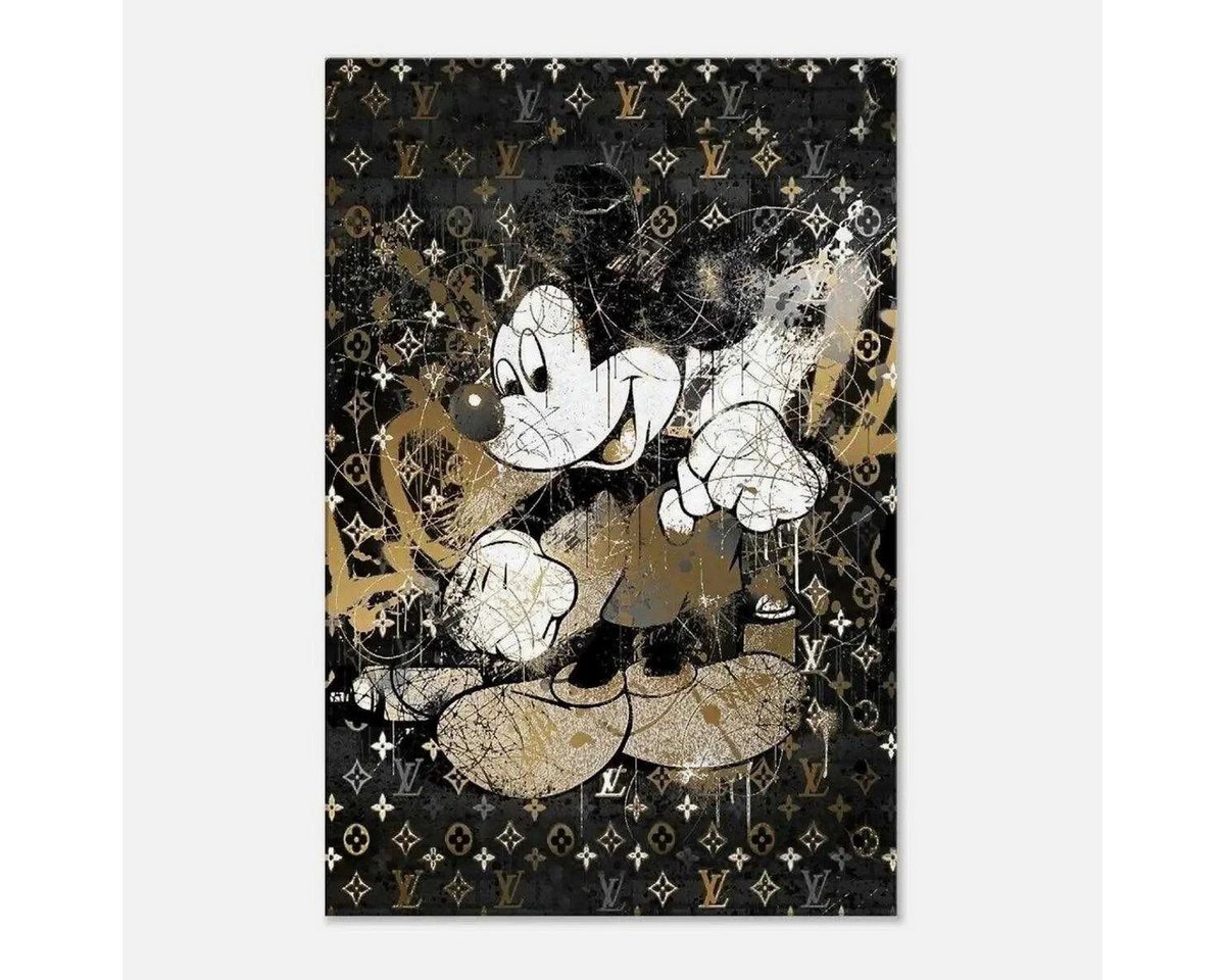 SimpleCanvas Wanddekoobjekt Vintage Mickey - Leinwandbild Luxuriös von SimpleCanvas