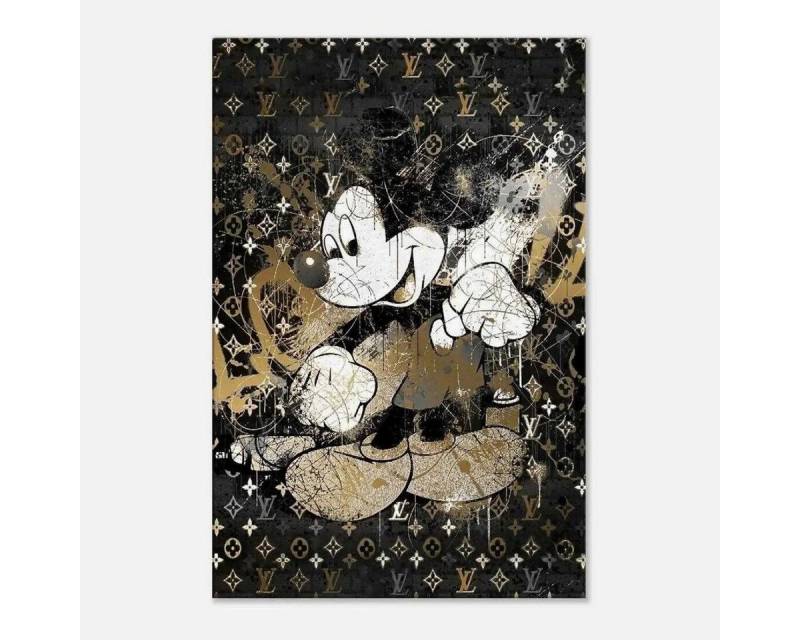 SimpleCanvas Wanddekoobjekt Vintage Mickey - Leinwandbild Luxuriös von SimpleCanvas