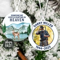 Jagd Im Himmel Erinnerungsfoto Ornament | Remembrance Custom Passed Away in Memory Bild Jagd Im Himmel Erinnerungsfoto Ornament | Remembrance Custom Passed Away in Memory Bild von SimpleSentimental