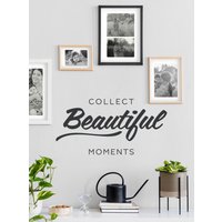 Collect Beautiful Moments Zitat Schriftzug Wandtattoo von SimpleShapes