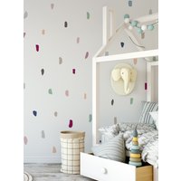 Confetti Time, Multi, - Peel & Stick Wandaufkleber Kinderzimmer Dekor von SimpleShapes