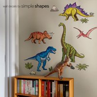 Dinosaurier Wandaufkleber - Schälen Und Aufkleben W1099 von SimpleShapes