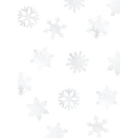 Frozen Winter Schneeflocken, Grau, - Peel & Stick Wandaufkleber von SimpleShapes