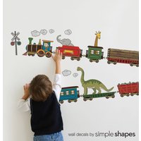 Tierzug - Schälen Und Aufkleben Wandsticker von SimpleShapes