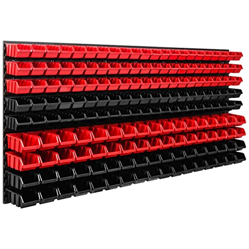 Lagersystem Werkstattregal | 172 x 78 cm | 178 stck. Box | Wandregal mit Stapelboxen - Wandplatten Extra Starke Schüttenregal Warkzeuglochwand Lagerregal Garage Regal Lagersystem Werkstattregal | 172 x 78 cm | 178 stck. Box | Wandregal mit Stapelboxen - Wandplatten Extra Starke Schüttenregal Warkzeuglochwand Lagerregal Garage Regal von SimpleThing