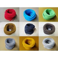 Preis Pro Fuß Schlichte Vintage Beleuchtung 2-Draht Runder Tuch Bezogener Draht, Antiker Stil Für Hängelampe/ Fächerschnur, Farboptionen von SimpleVintageLightng