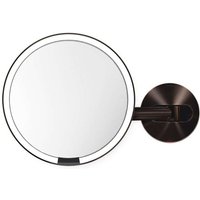 Simplehuman - Kosmetikspiegel - Kosmetik-Wandspiegel mit Sensor, dark bronze ST3023 von Simplehuman