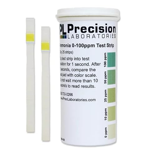 SimplexHealth Ammoniak Teststreifen 0-100ppm (25 Streifen) von SimplexHealth