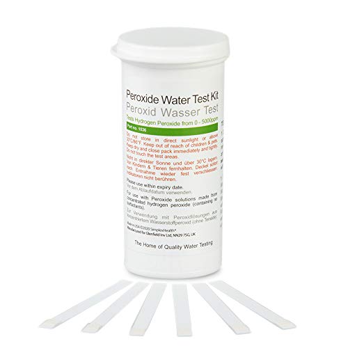 SimplexHealth 50-Strip Peroxid-Wassertest-Set, 0-5000 ppm von SimplexHealth