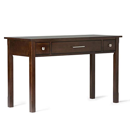 Simpli Home Avalon Writing Office Desk, Holz, Rich Tobacco Brown, 119.38 x 50.8 x 73.66 cm von Simpli Home
