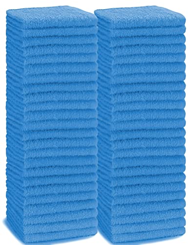 Simpli-Magic Waschhandtücher aus Baumwolle, 30,5 x 30,5 cm, Blau, 24 Stück von Simpli-Magic