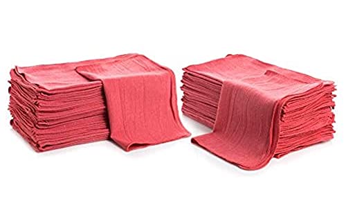 Simpli-Magic 79101 Shop Handtücher, 35,6 x 30,5 cm, 50 Stück, Baumwolle, Rot von Simpli-Magic