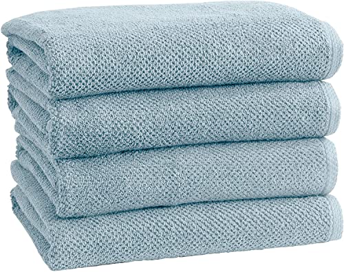 Simpli-Magic 79456 Popcorn Badetücher, strukturiert, 4 Stück, Blau von Simpli-Magic
