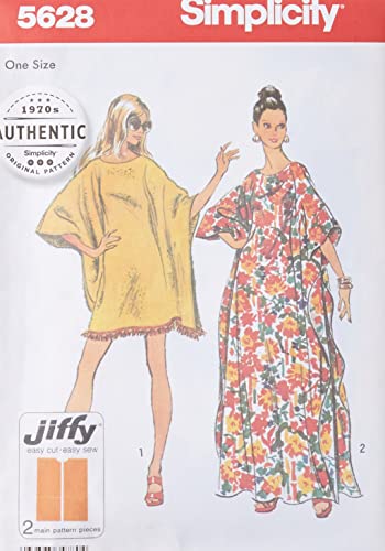 Simplicity UV5628OS 1970er Jahre Vintage Fashion Damen Kaftan Schnittmuster, Papier, Sizes 8-40 Simplicity UV5628OS 1970er Jahre Vintage Fashion Damen Kaftan Schnittmuster, Papier, Sizes 8-40 von Simplicity