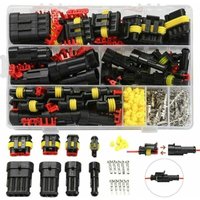 CCYKXA 352 Stück wasserdichte elektrische Auto-Steckverbinder, 1, 2, 3 oder 4-poliges Anschlusssortiment für Motorrad, Auto, Roller, LKW, Boot, von Simplicity