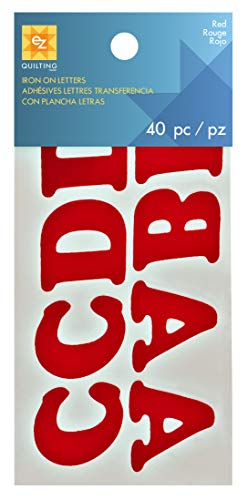 Iron-On Letters 1-1/4"-Red/ Sold as a pack of 6 von Simplicity