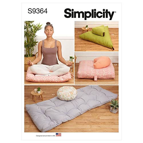 Simplicity SS9364OS Kissen Home Decor Machen Sie Ihren Meditationsraum bequem und ruhig. Kissen erhältlich in sechs Größen und Formen. von Simplicity