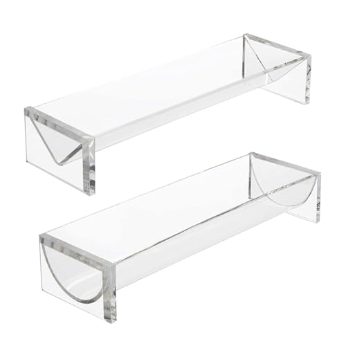 Simpls 2 Stück Durchsichtiges Cracker-Serviertablett, Transparentes Macaron-Display-Tablett für Serviertabletts Simpls 2 Stück Durchsichtiges Cracker-Serviertablett, Transparentes Macaron-Display-Tablett für Serviertabletts von Simpls