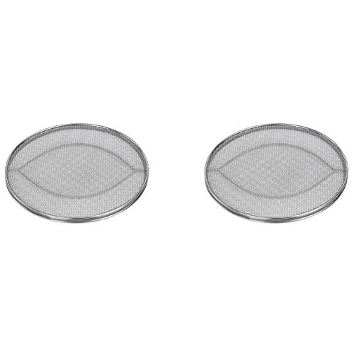 Simpls 2X Edelstahl-Spritzschutz für Foodi FG551, ZubehöR für Foodi Smart XL 6-In-1-Innengrill Wiederverwendbar von Simpls