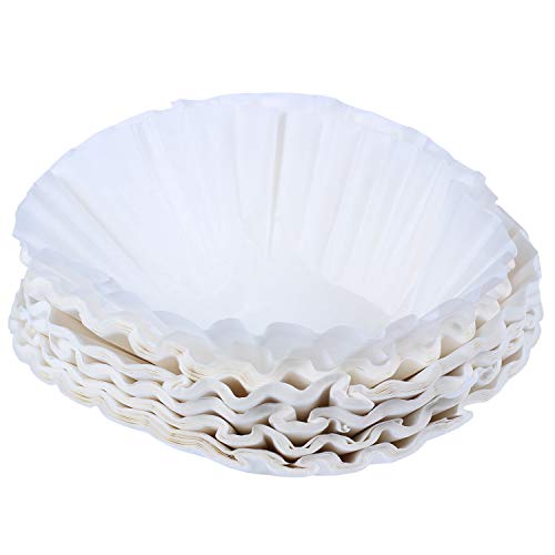 Simpls 500 Stücke 25 Cm Blätter Amerikanischen Kommerziellen Kaffee Filter Papier Korb Kaffee Filter Kaffee Ware Kaffee Filter (Weiß) von Simpls