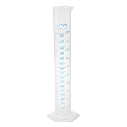 Simpls 500ml Transparenter Plastischer Messzylinder von Simpls