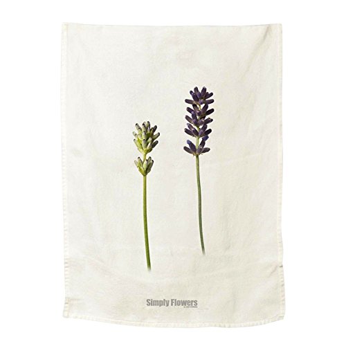 Simply Flowers - Trockentuch - Geschirrtuch - Küchentuch - Lavendel - Baumwolle - 50 x 70 cm von Simply Flowers