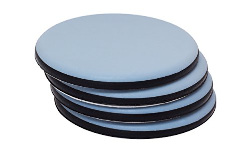 Selbstklebende Teflon-Möbelgleiter, 70 mm, funktioniert auf Hartholzböden und Teppich, reduziert die Reibung, der beste Weg, schwere Möbel zu bewegen, Packung mit 4 Stück Selbstklebende Teflon-Möbelgleiter, 70 mm, funktioniert auf Hartholzböden und Teppich, reduziert die Reibung, der beste Weg, schwere Möbel zu bewegen, Packung mit 4 Stück von CHJIEJIE