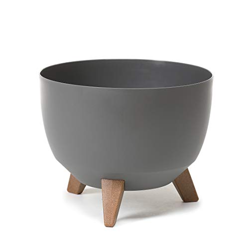 Simply The Best Roma Bowl 2021 | Blumentopf für Kräuter, Pflanzkübel | Balkon Garten Container | Organizer Box Dekor | (290, Anthrazit) von Simply The Best