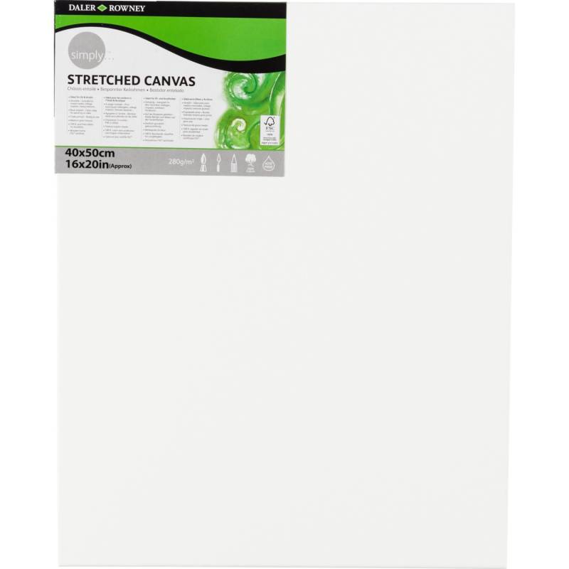 Simply Bespannter Keilrahmen Rechteck 40 cm x 50 cm FSC® von Simply