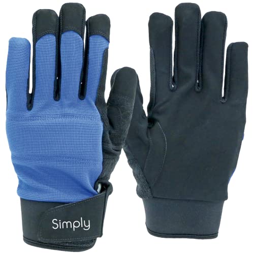 Simply Tools SLMG001 Mechaniker-Handschuhe, Kunstleder, Größe M, EN388 zertifiziert Simply Tools SLMG001 Mechaniker-Handschuhe, Kunstleder, Größe M, EN388 zertifiziert von Simply