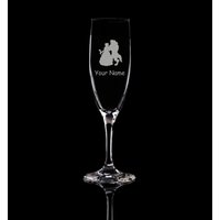 Beauty & The Beast Personalisierte Flöte Champagner Glas. Handgeätztes Glas Personalisiert Geschenk Barkeeper.16 von SimplyAcrylicDesign