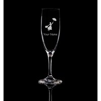Mary Poppins Personalisiertes Flöten Sektglas. Handgeätztes Glas Personalisiert Geschenk Barkeeper.79 von SimplyAcrylicDesign