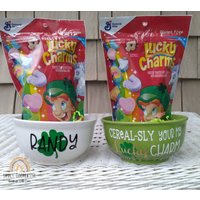 st. Patrick's Day Müslischale, Geschenkset Mit Farbwechsel Löffel st. Patrick's Day Müslischale, Geschenkset Mit Farbwechsel Löffel von SimplyCoCreative