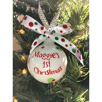 Babys Erste Weihnachtsverzierung Babys Erste Weihnachtsverzierung von SimplyDeevines