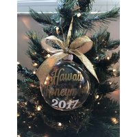 Flitterwochen Glas Ornament von SimplyDeevines