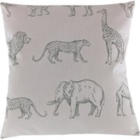 Grüne Safari Tiere Kissenhülle 14" 16" 18" 20" von SimplyDivineThings