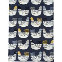 Navy Blue Scandi Hühner Hennen Tischläufer 100-250cm 39"-98" von SimplyDivineThings