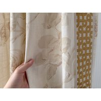 Hellgelbe Blumenmuster Vorhänge Mit Zierleisten, Fenstervorhänge, Benutzerdefinierte Größe Vorhang Panels, Schlafzimmer Hellgelbe Blumenmuster Vorhänge Mit Zierleisten, Fenstervorhänge, Benutzerdefinierte Größe Vorhang Panels, Schlafzimmer von SimplyDrapery