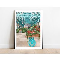 Covent Garden Kunstdruck, London Garden Print, Wall Art, Market, Poster von SimplyKatyprints