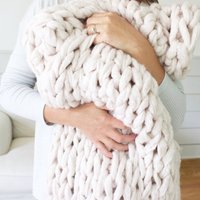 34" X 53" 100 100M Strickdecke von SimplyMaggieKnits