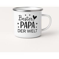 Emaille Tasse Becher Personalisiert - Vatertag von SimplyNezi