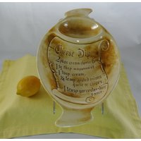 Einzigartiger Käse-Dip „California Pottery", Käse-Chip - Und Dip-Platte Mit Quittung ~ Großes Serviertablett, Hergestellt in Den Usa von SimplyRight4You